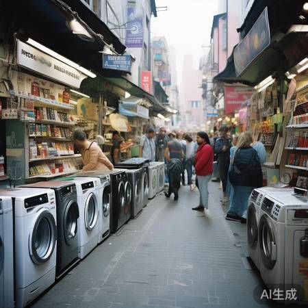 电器街：多品牌洗衣机，价格实惠