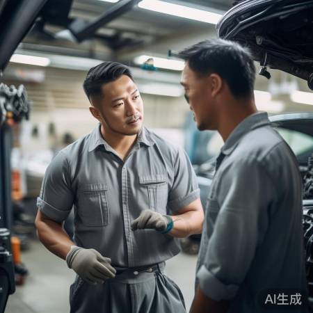维修师傅态度诚恳
