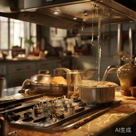 油烟机堵塞多因油污累积，清洗是