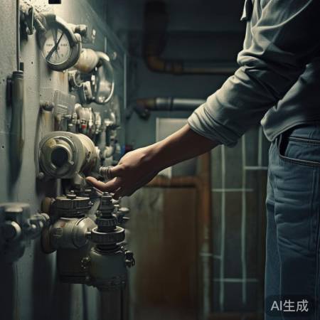 “开阀检查,燃气流通。”