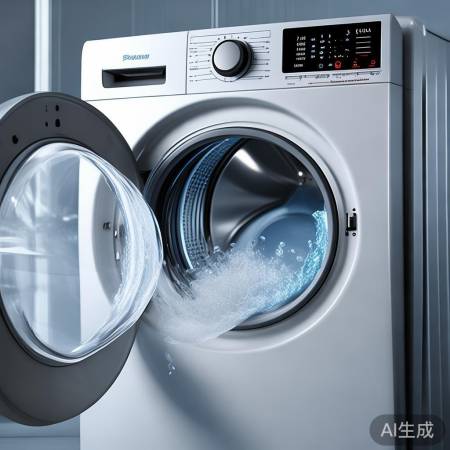 洗衣机清洁,白醋热水法