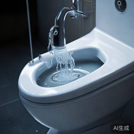 翻滚冲洗头，力度可调。