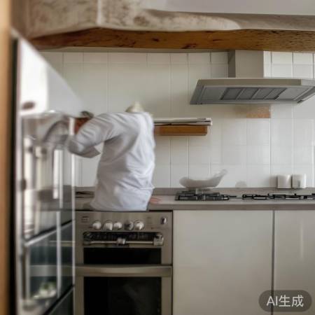 油烟机面板黑了,先查电池