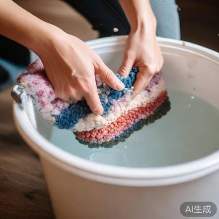 温水洗衣液,先漂洗去尘