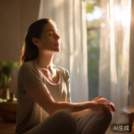 深呼吸，放松身心