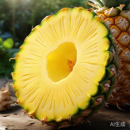 凤梨开花因微生物或污染，选新鲜