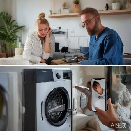 洗衣机故障,客服耐心解决,服务