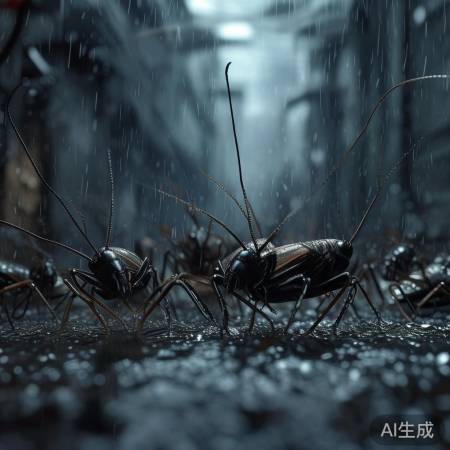 蟑螂暴雨社交聚集