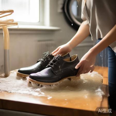 鞋洗要点:温洗、短时、速晾防霉