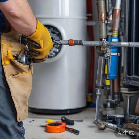 准备热水器工具材料