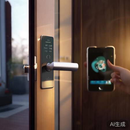 智能锁远程开锁,防撬报警保障安