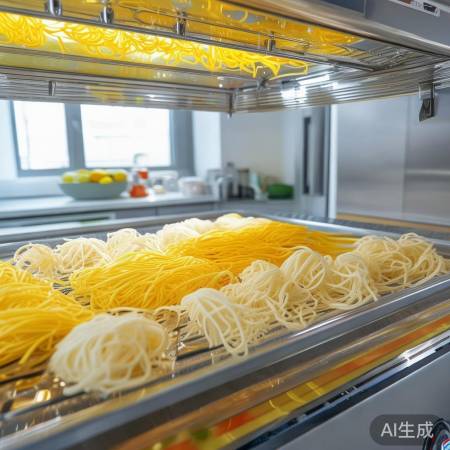 空气能烘干,粉条色泽鲜亮