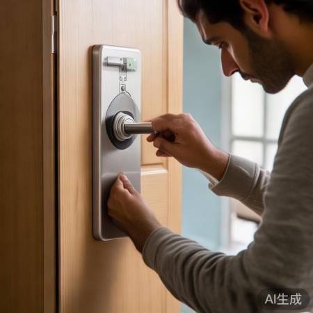 指纹锁安装步骤概览