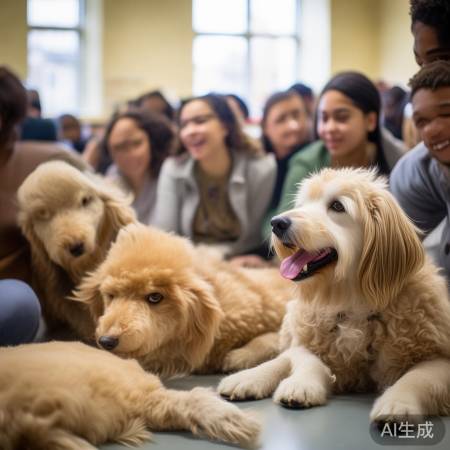 武汉高中引入疗愈犬