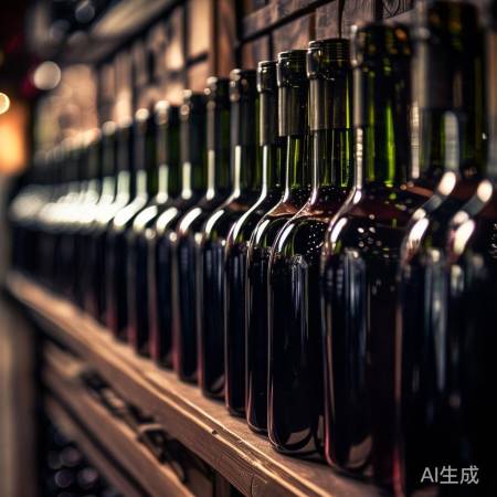 红酒瓶口朝下防锈保口感