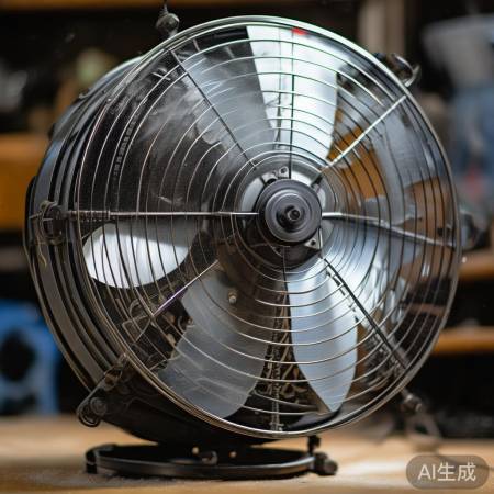 风机内部清洁，轻柔刷除灰尘