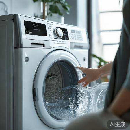 智能洗衣机,一键自动排水