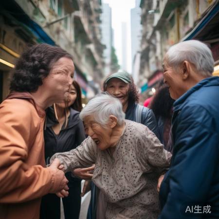 香港居民热情助人
