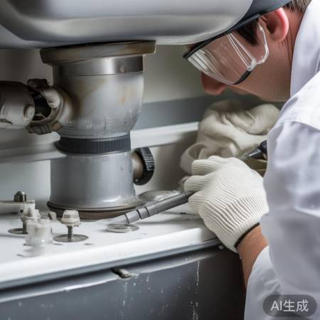 卸旧水封,防溢水