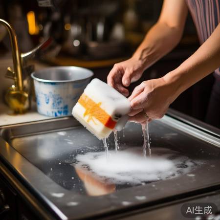 灶台油渍清洗小技巧