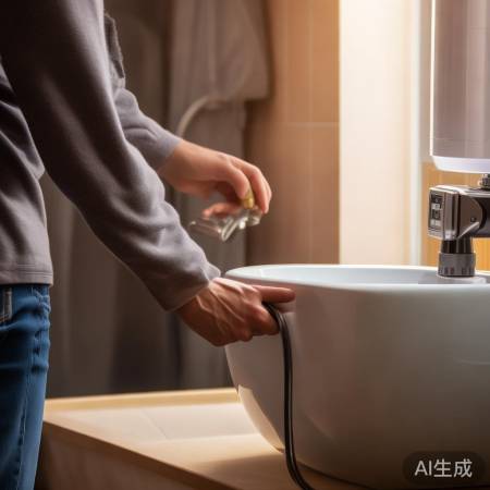 关电源,安全加热水。