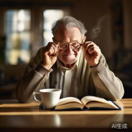 老花眼需老花镜缓解