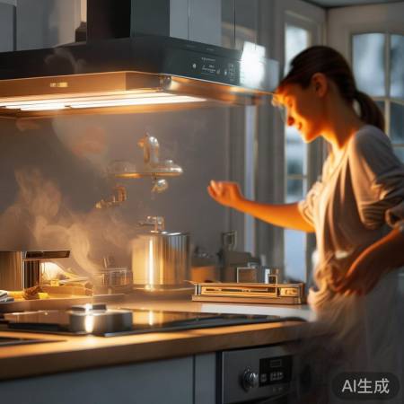 西门子抽油烟机,自动关闭告别烦