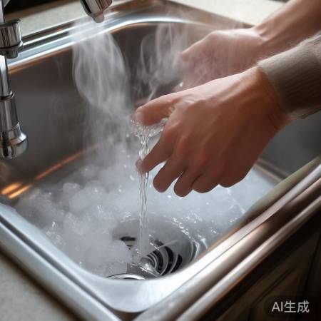 换水融化冰块