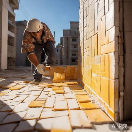 选师傅,清干门体,贴砖有技巧