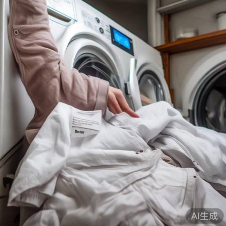 棉衣洗后注意标签，不可烘干需晾