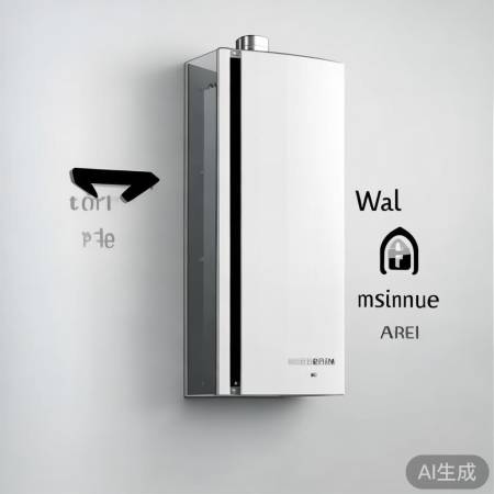 壁挂炉安装图标,注意最小距离