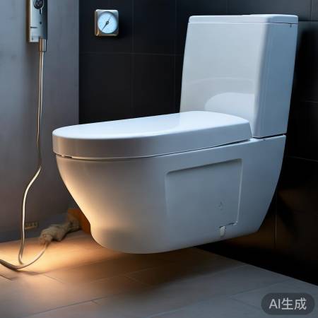 检查墙挂式马桶电源线，水压过高