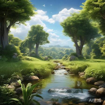 绿洲家园,天然画境