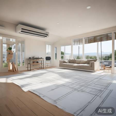 安装中央空调前，通风采光检查。