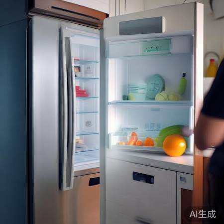 冰箱门没关严,温度升高