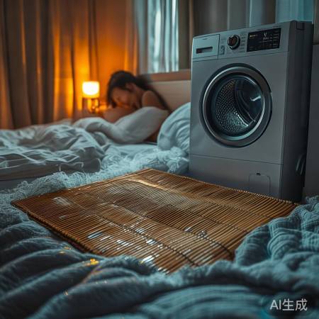 “乳胶凉席洗衣机,凉席好伴侣”