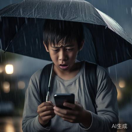 考试后速归,雨天安全行