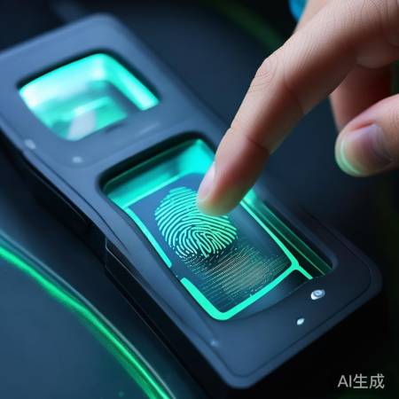 指纹录入成功,手指变绿