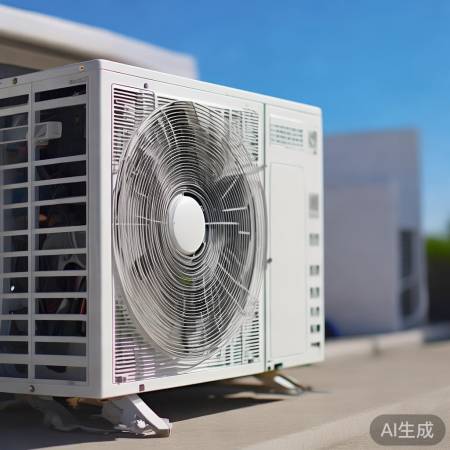 空调启动,室外机正常工作
