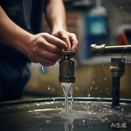 拧开补水阀,补水勿过快