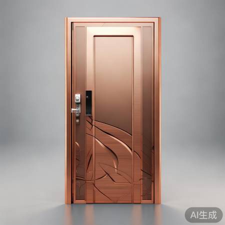 YY铜门指纹锁,安全性价比高