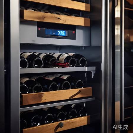 红酒储存需保湿50-70%