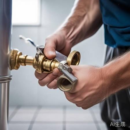 热水器接口拧紧螺母