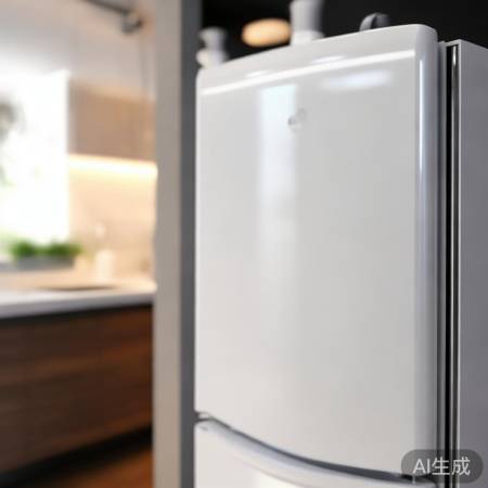 白色冰箱,简约清新