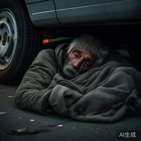 大爷车底度夜引热议