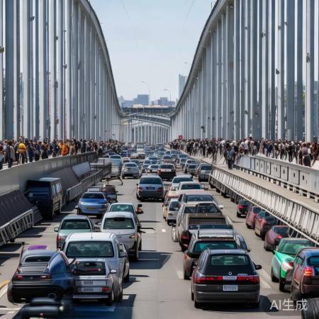 桥上禁跑,安全为重