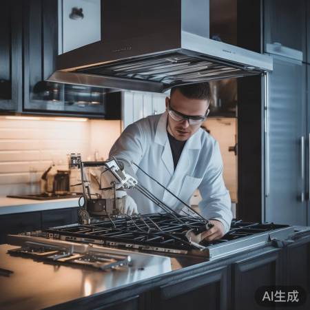 拆装油烟机,先断电,安全至上。