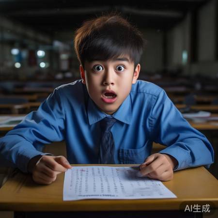 考生笑场成焦点