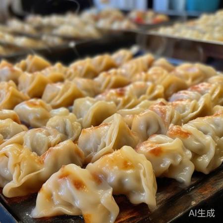 新鲜饺子,皮薄馅美
