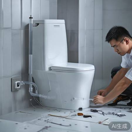 安装小米智能马桶,注意平衡与安